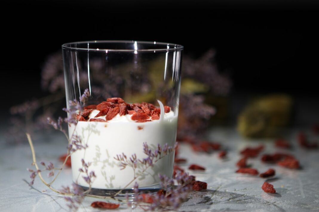 Photo Probiotic yogurt