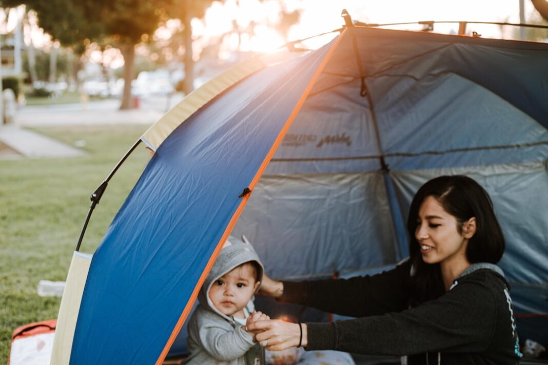 Photo Family camping